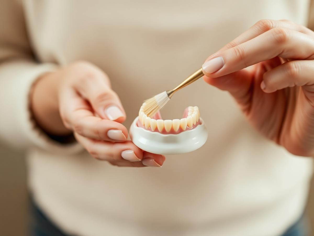 Professional denture cleaning